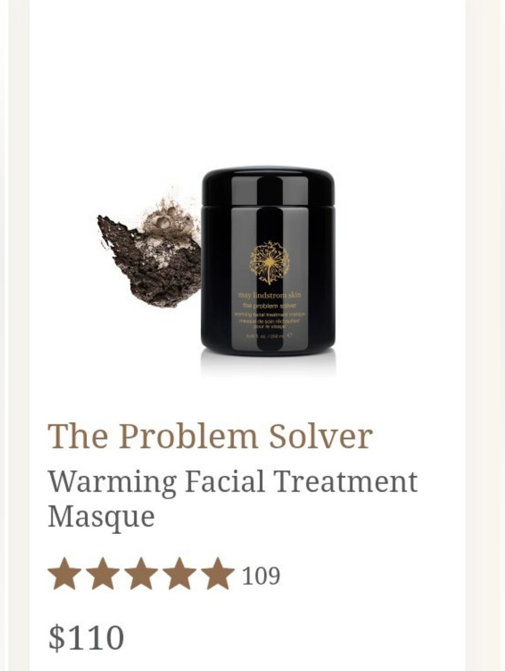 May Lindstrom - The Problem Solver Warming Facial Treatment Masque - Opened